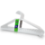 Conjunto Com 20 Cabides Reforçados Adulto cor Branco