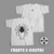 Trupe Fantasma (frente e costas) - Plus size