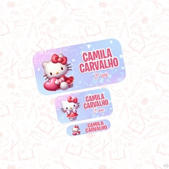 Hello Kitty - Etiqueta Escolar
