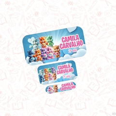 Ursinhos Carinhosos - Etiqueta Escolar