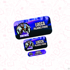 Fortnite - Etiqueta Escolar - comprar online
