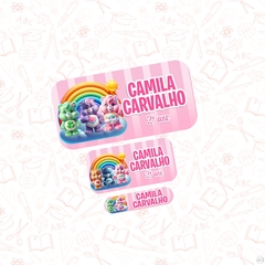 Ursinhos Carinhosos - Etiqueta Escolar