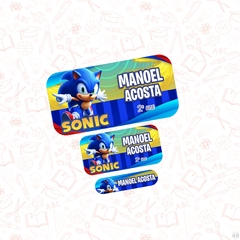 Sonic- Etiqueta Escolar - comprar online