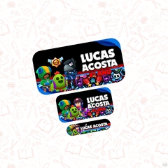 Braw stars - Etiqueta Escolar - comprar online