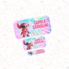 Stitch - Etiqueta Escolar