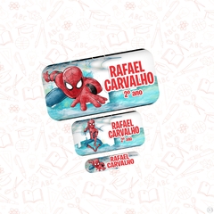 homem aranha - Etiqueta Escolar