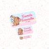 Capivara - Etiqueta Escolar