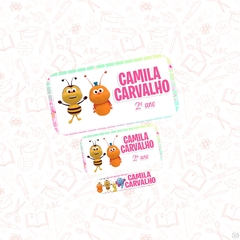 Bichikids - Etiqueta Escolar
