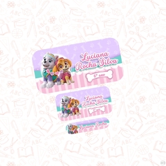 Patrulha canina - Etiqueta Escolar - comprar online