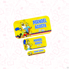 Os Simpsons - Etiqueta Escolar - comprar online