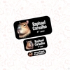 Capivara - Etiqueta Escolar