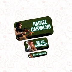 free fire - Etiqueta Escolar