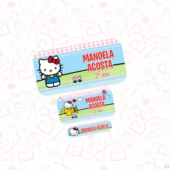 Hello kitty - Etiqueta Escolar - comprar online