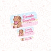 Capivara - Etiqueta Escolar