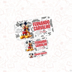 mickey - Etiqueta Escolar