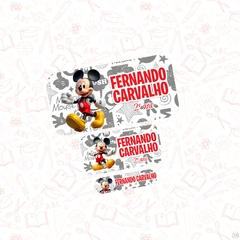 mickey - Etiqueta Escolar