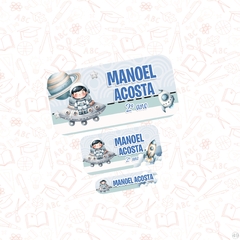 Astronauta - Etiqueta Escolar - comprar online