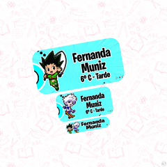 Hunter × Hunter - Etiqueta Escolar - comprar online