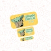 Baby Yoda - Etiqueta Escolar - comprar online