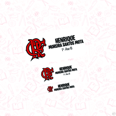 Flamengo - Etiqueta Escolar - comprar online