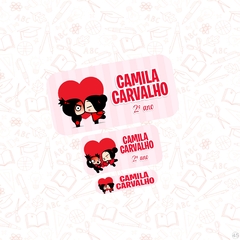 Pucca - Etiqueta Escolar - comprar online