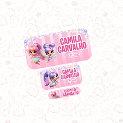 Fadinha Encantada - Etiqueta Escolar
