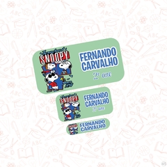 Snoopy - Etiqueta Escolar - comprar online
