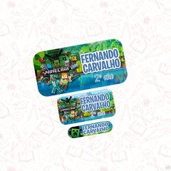 Minecraft - Etiqueta Escolar - comprar online