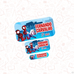 Spidey e seus amigos - Etiqueta Escolar - comprar online
