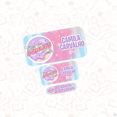 Donuts - Etiqueta Escolar - comprar online