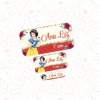 BRANCA DE NEVE - Etiqueta Escolar