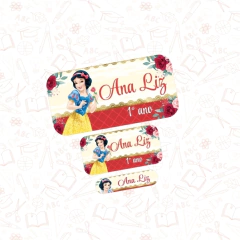 BRANCA DE NEVE - Etiqueta Escolar