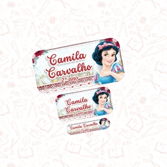 BRANCA DE NEVE - Etiqueta Escolar