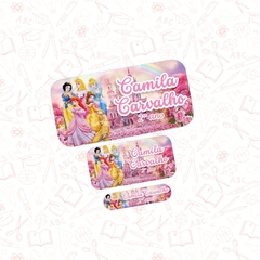 PRINCESAS - Etiqueta Escolar