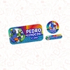 raibow friends - Etiqueta Escolar