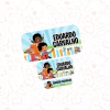 três palavrinhas - Etiqueta Escolar