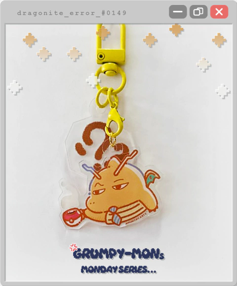 Charm - "Grumpy Dragonite"