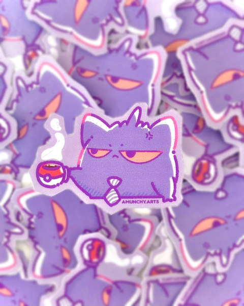 Sticker - "Grumpy Gengar"