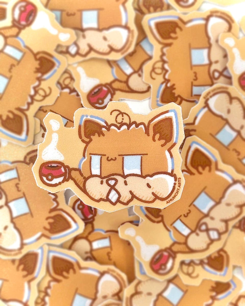 Sticker - "Grumpy Eevee"