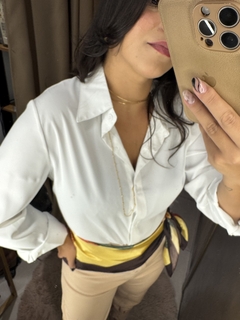 CAMISA BRANCA CREPE - loja online