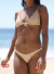 Top Concha bordado nude