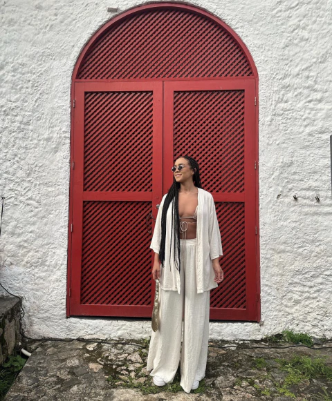 Kimono Mariana linho cru