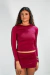 Blusa Carol Bordô - Ramma