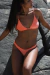 Top Concha Plush Coral