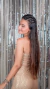 Vestido Kaka paetê dourado - comprar online