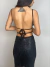 Top cortininha paetê preto - comprar online