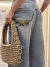 Bolsa Argolas Bege