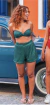 Short Paetê verde