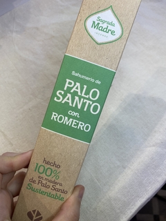 SAHUMERIO PALO SANTO CON ROMERO
