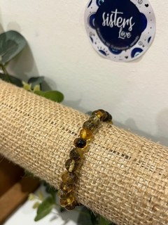 Pulsera de ámbar verde